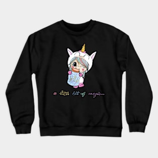 Cute unicorn women print Crewneck Sweatshirt